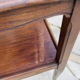 Desserte solid wood shelf and curved legs vintage