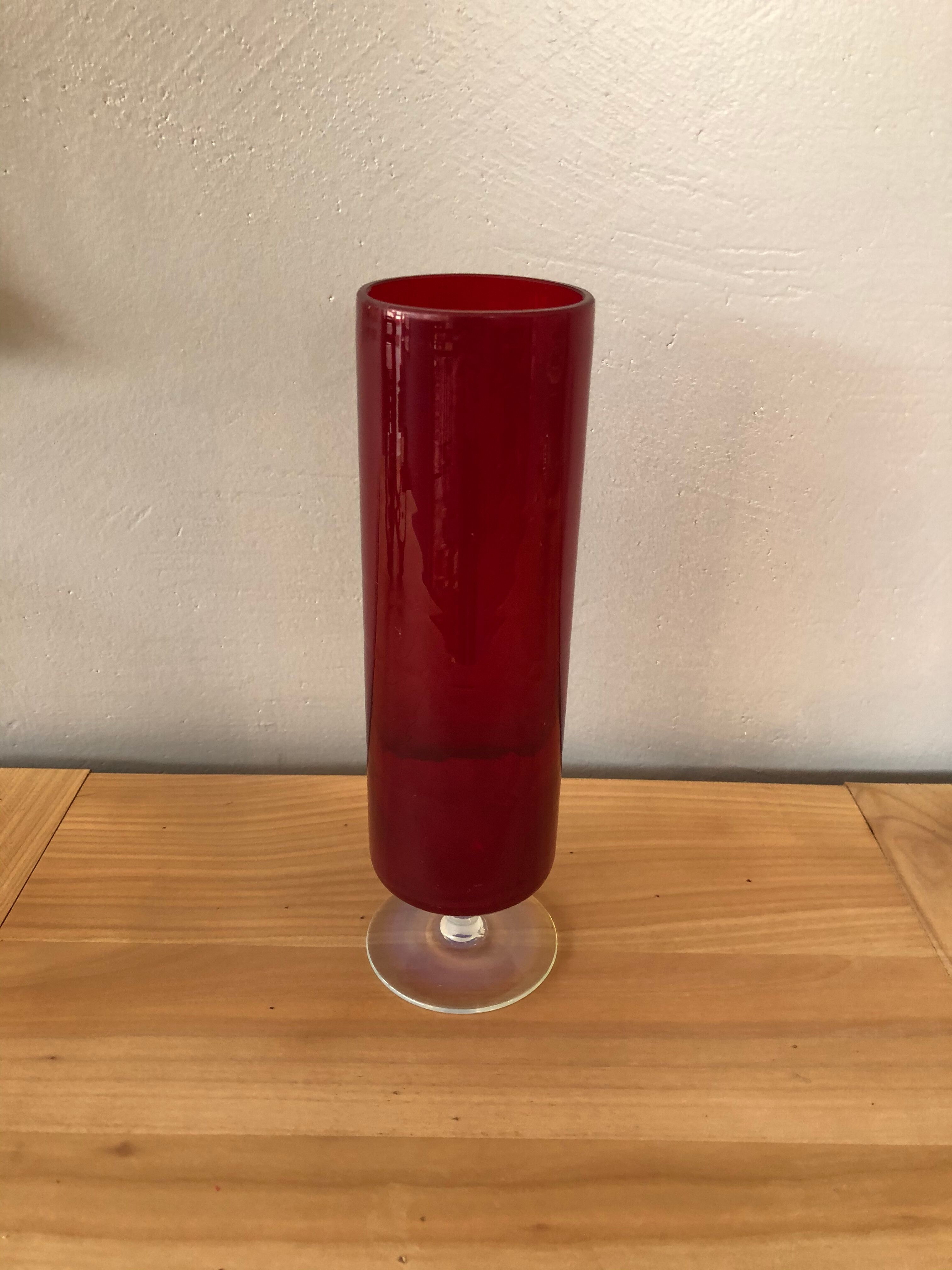 Vintage blown glass vase