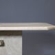Vintage travertine coffee table, 1970s