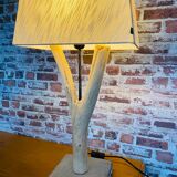Magnifigic Handmade Lamp in Floating Wood