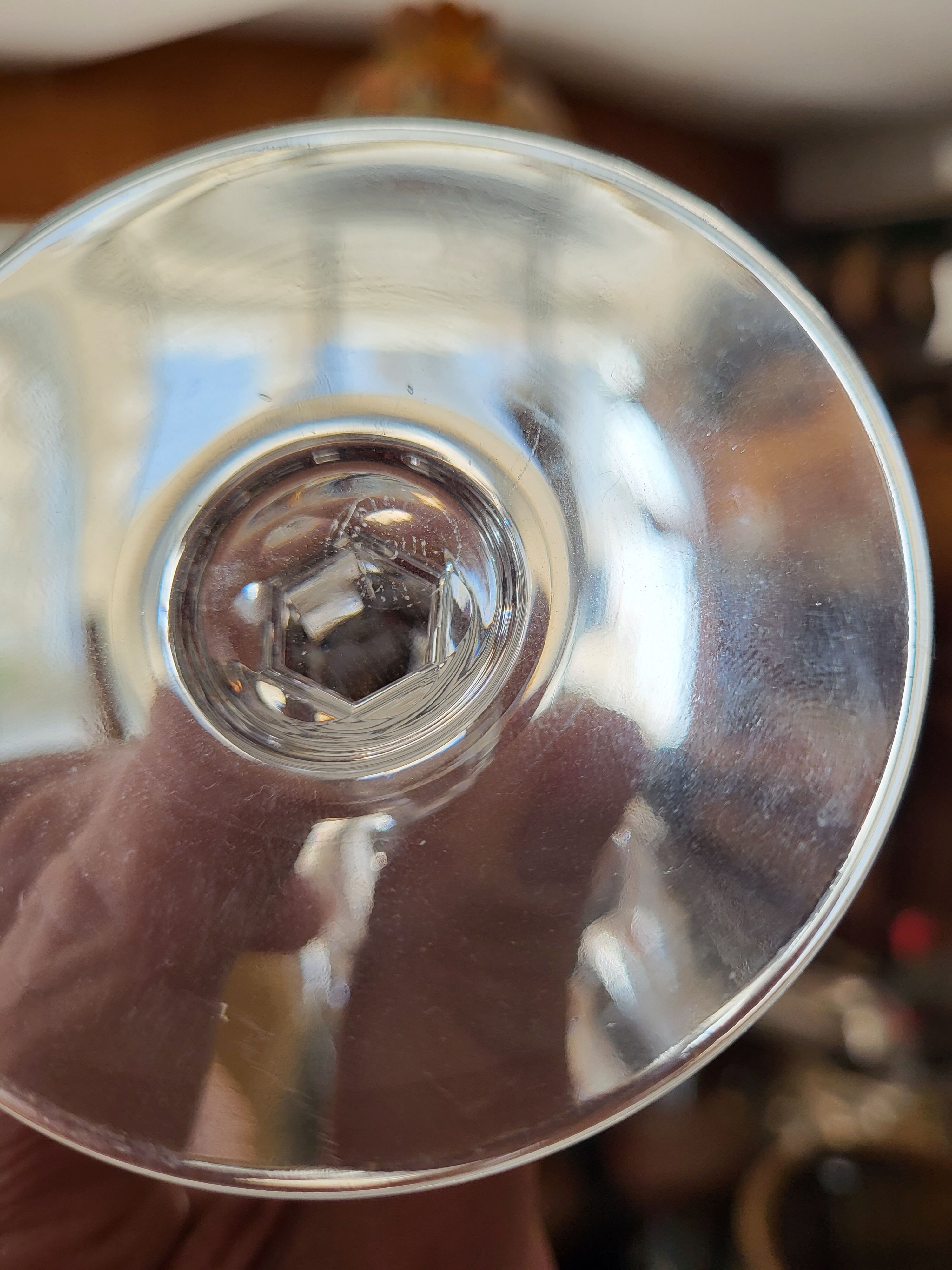 6 crystal wine glasses Saint-Louis model Cerdanya