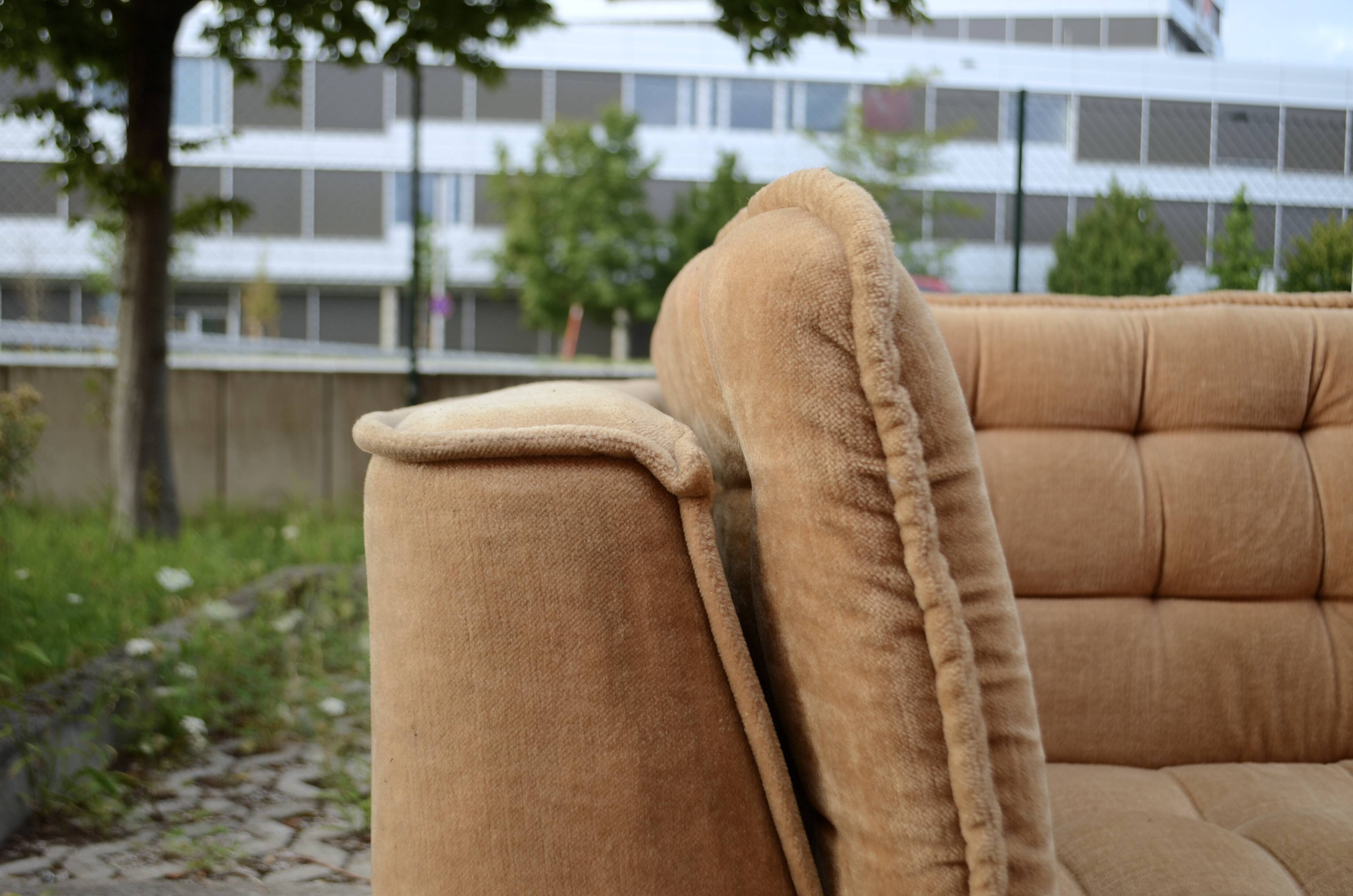 Vintage Modular Sofa 70ties champagne