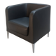 Black segis armchair