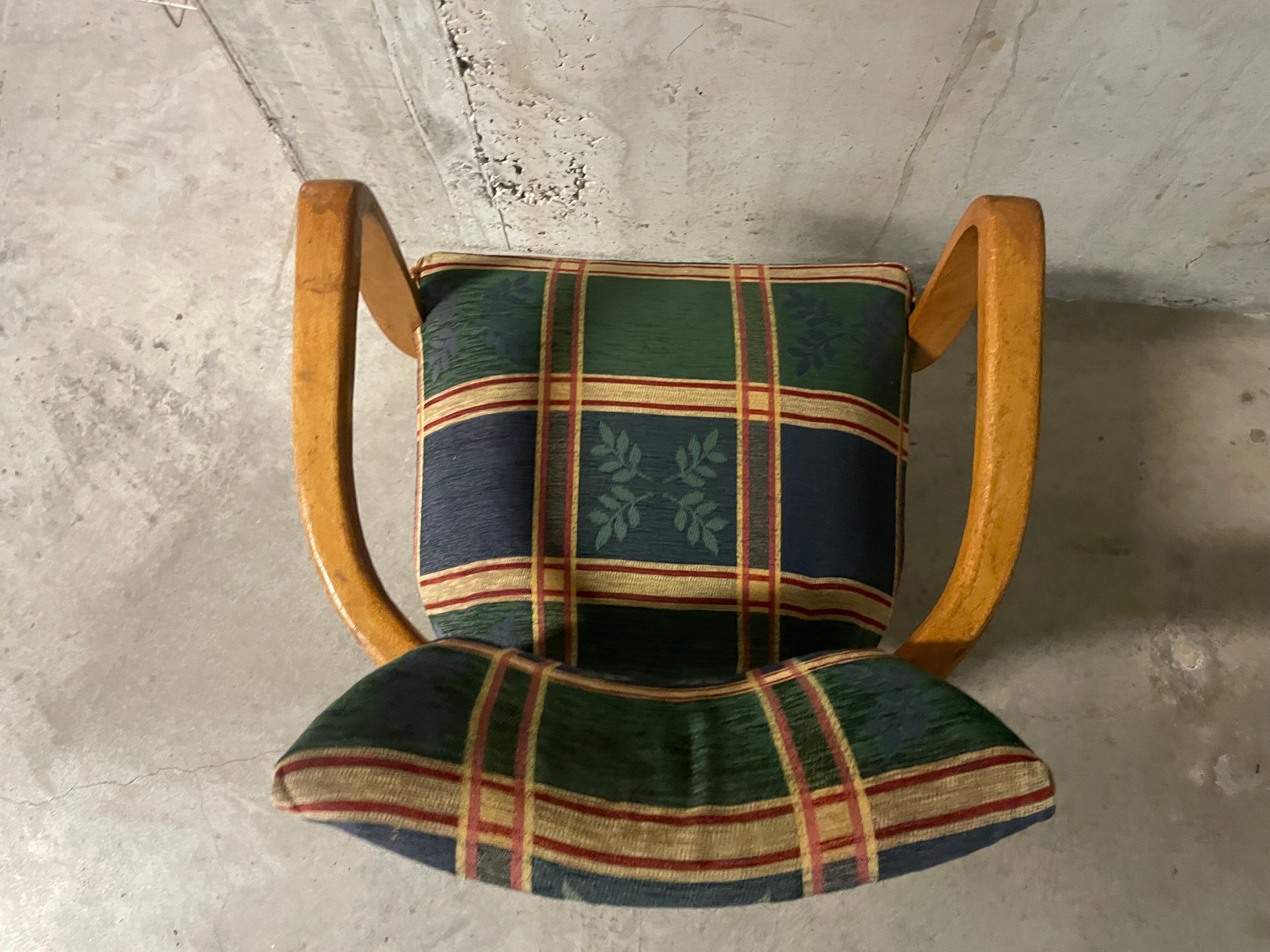 Fauteuil bridge années 50