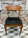 1960s Scandinavian chair in black vinyl