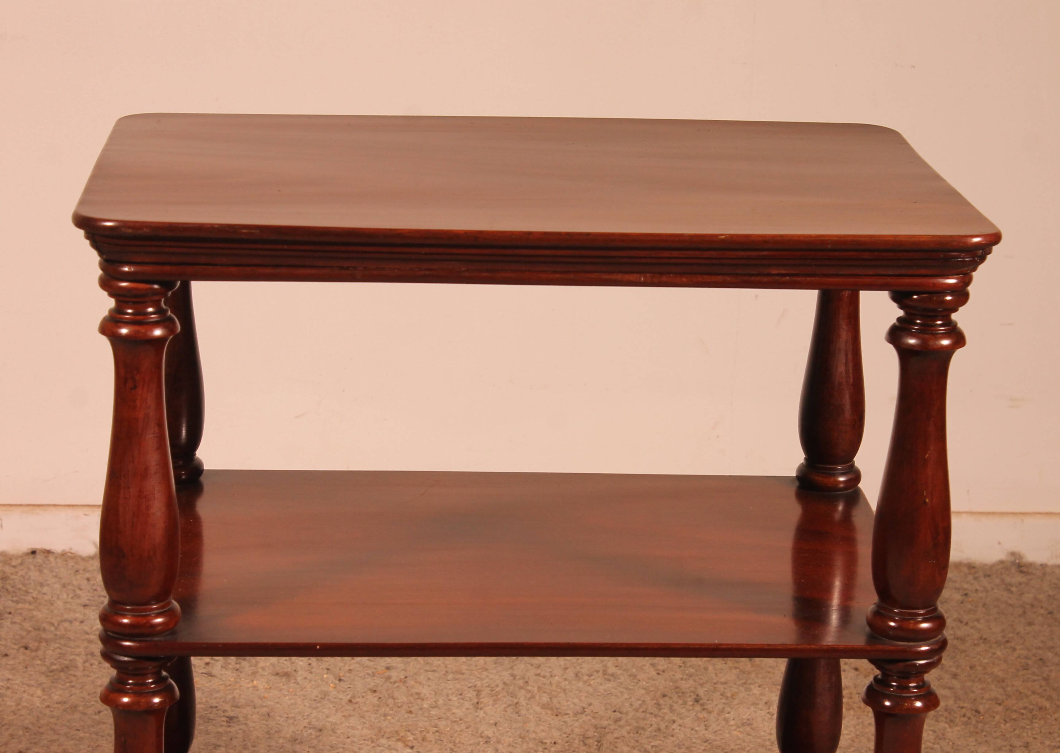 Small mahogany shelf - 19th century