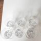 6 verres Val Saint Lambert - vin blanc
