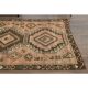 1970s Vintage Turkish Oushak Handmade Wool Cotton Orange Area Rug  149x316