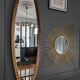 Large rattan mirror 60'
