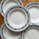5 Pasteur Moulin des Loups & Hamage ironstone soup plates