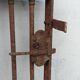 Wrought iron door grille