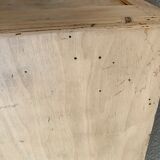 Parisian art deco chest of drawers raw wood