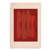 Collage sur papier ancien - art abstrait B253 signé eawy