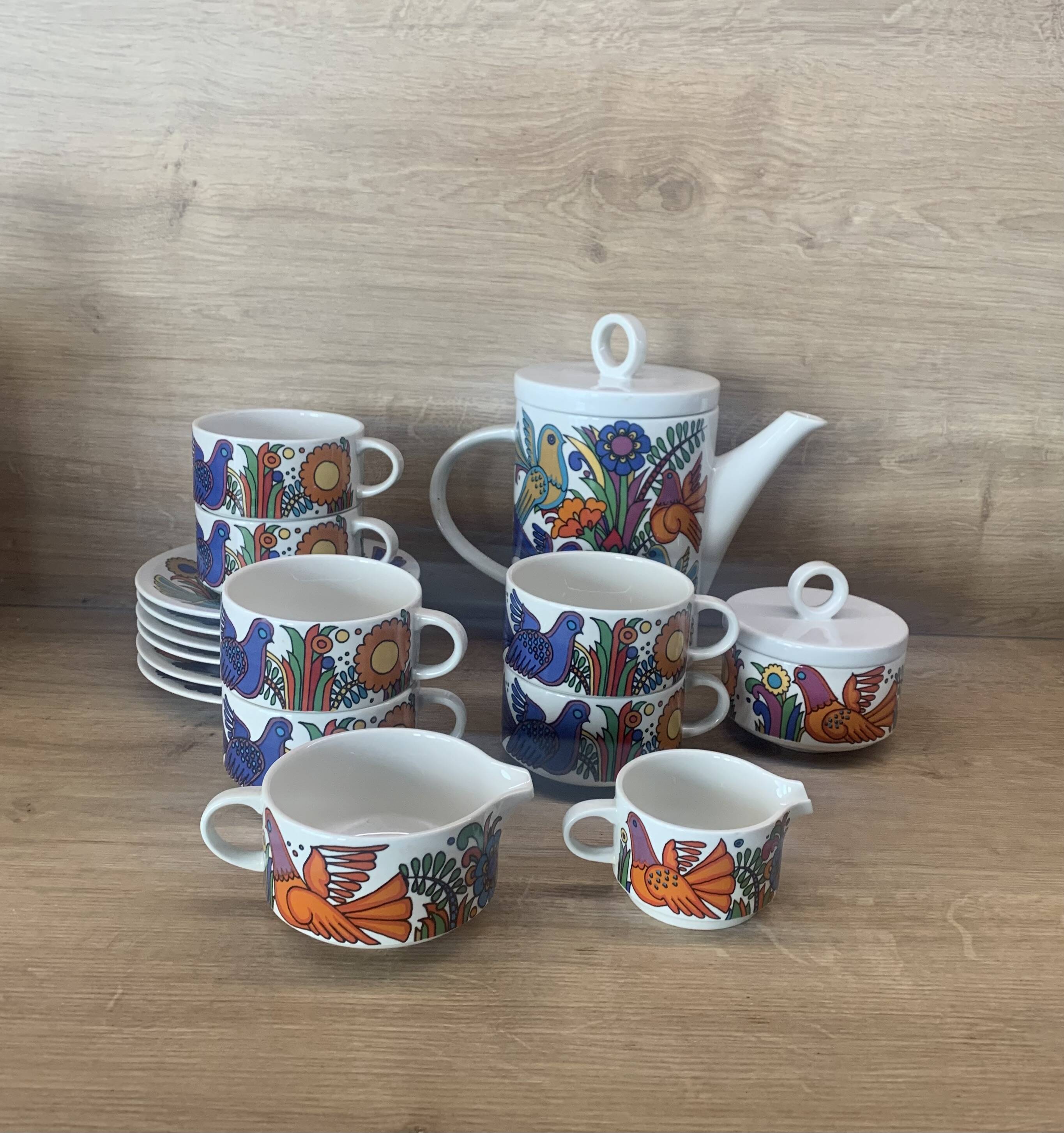 Service à café Acapulco, Villeroy & Bosch, années 1970