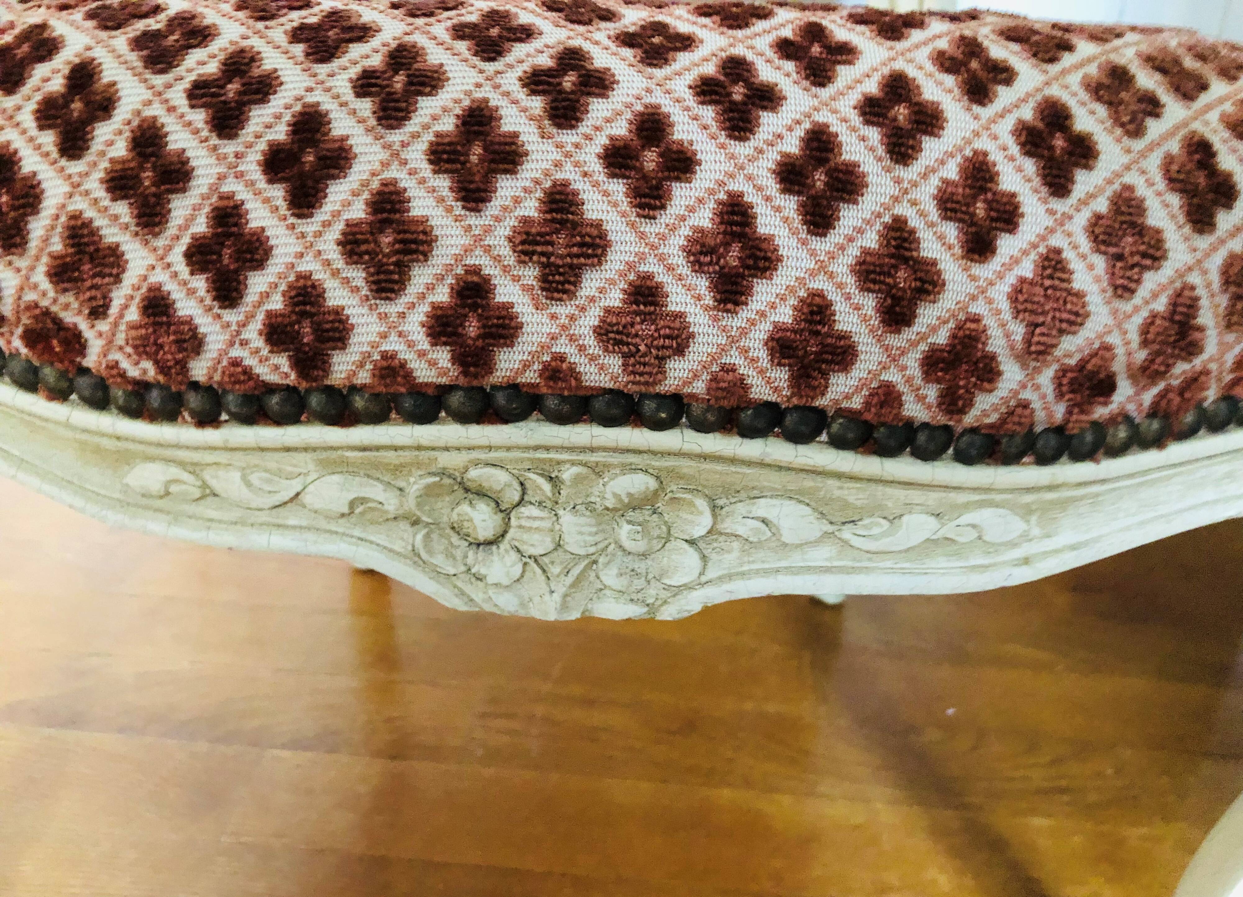 Louis XV style convertible armchair