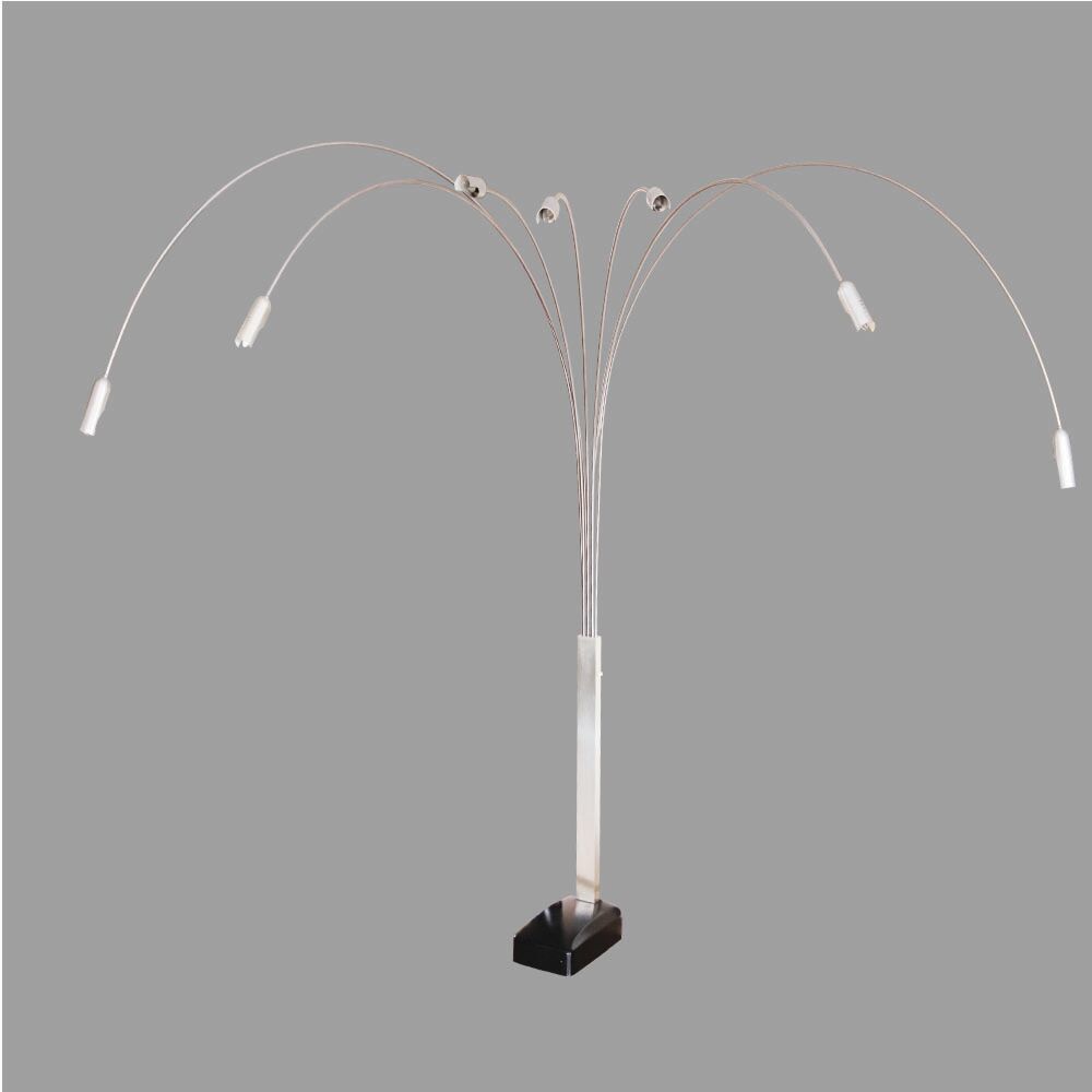 Impressive Italian 7 Arms Arc Lamp from 1970s