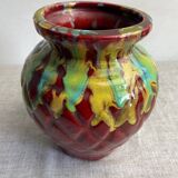 Glazed ceramic vase