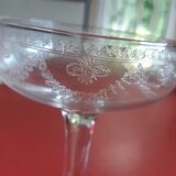 Old champagne glasses