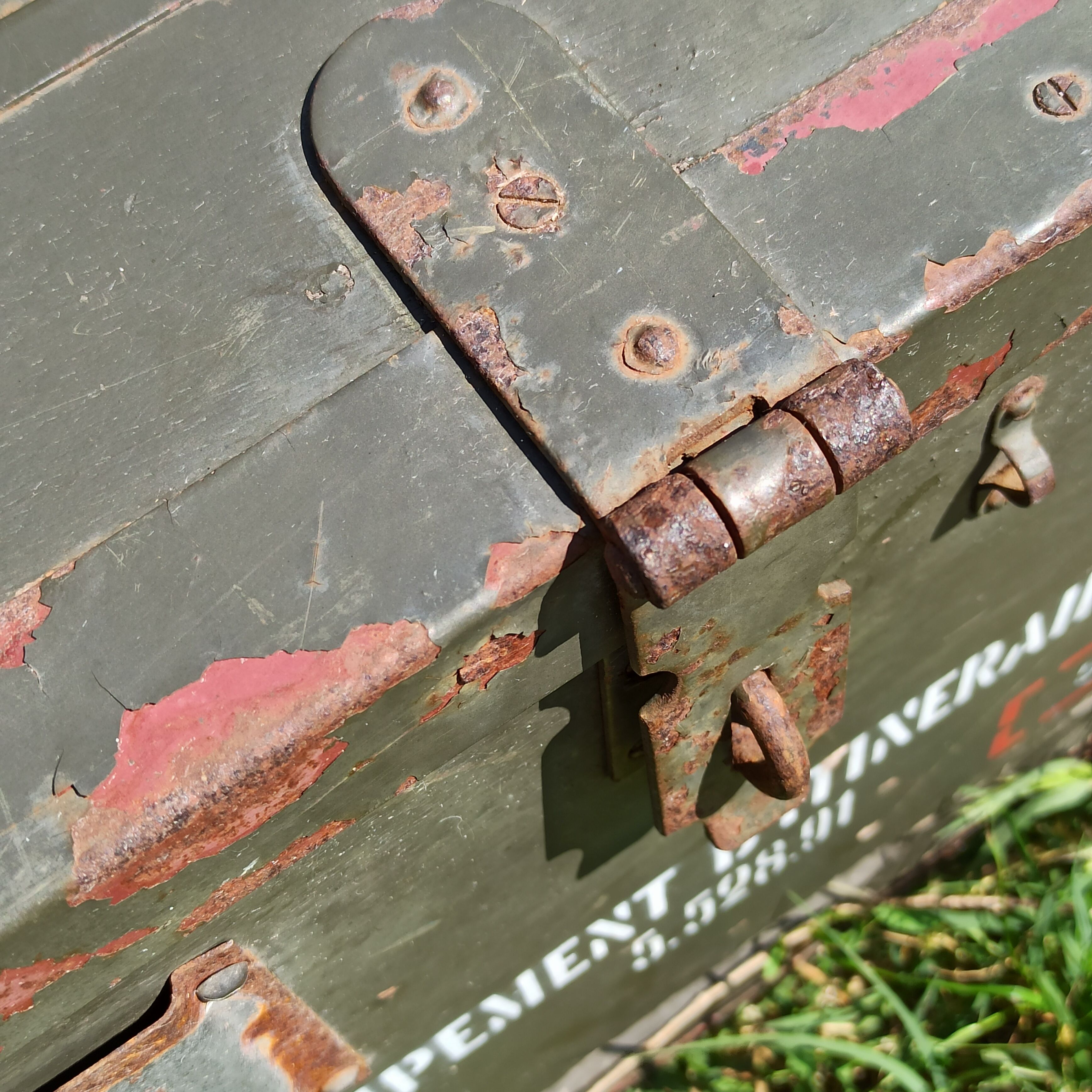 Trunk chest military bench 50s militaria