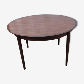 Table Ronde scandinave en palissandre de Rio