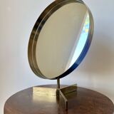 Mid century brass mirror by Durlston Designs, England 1960s