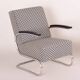 Bauhaus Armchair in Chrome attributed to Mücke-Melder, Czech, 1930s