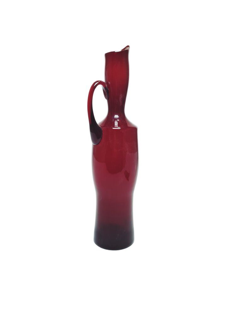 Postmodern jug by Zbigniew Horbowy for Sudety Glassworks, Poland, 1970s