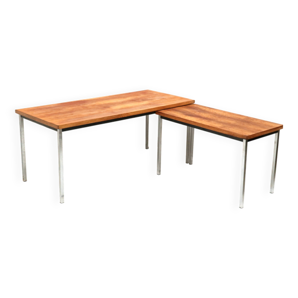 Bureau d'angle vintage en palissandre par Nipu fabriqué dans les années 1960