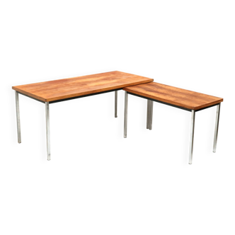 Vintage rosewood corner desk by Nipu made in the 1960s
