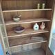Parisian display cabinet in solid oak