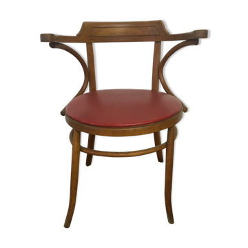 Fauteuil en bois courbé ancien