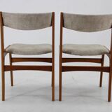 1960s Set of 4 Danish Teak Dining Chairs, Restored