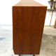 Buffet/commode en teck, Danemark années 60/70, vintage, milieu du siècle moderne