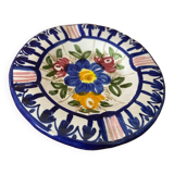 Flowered ceramic ashtray
