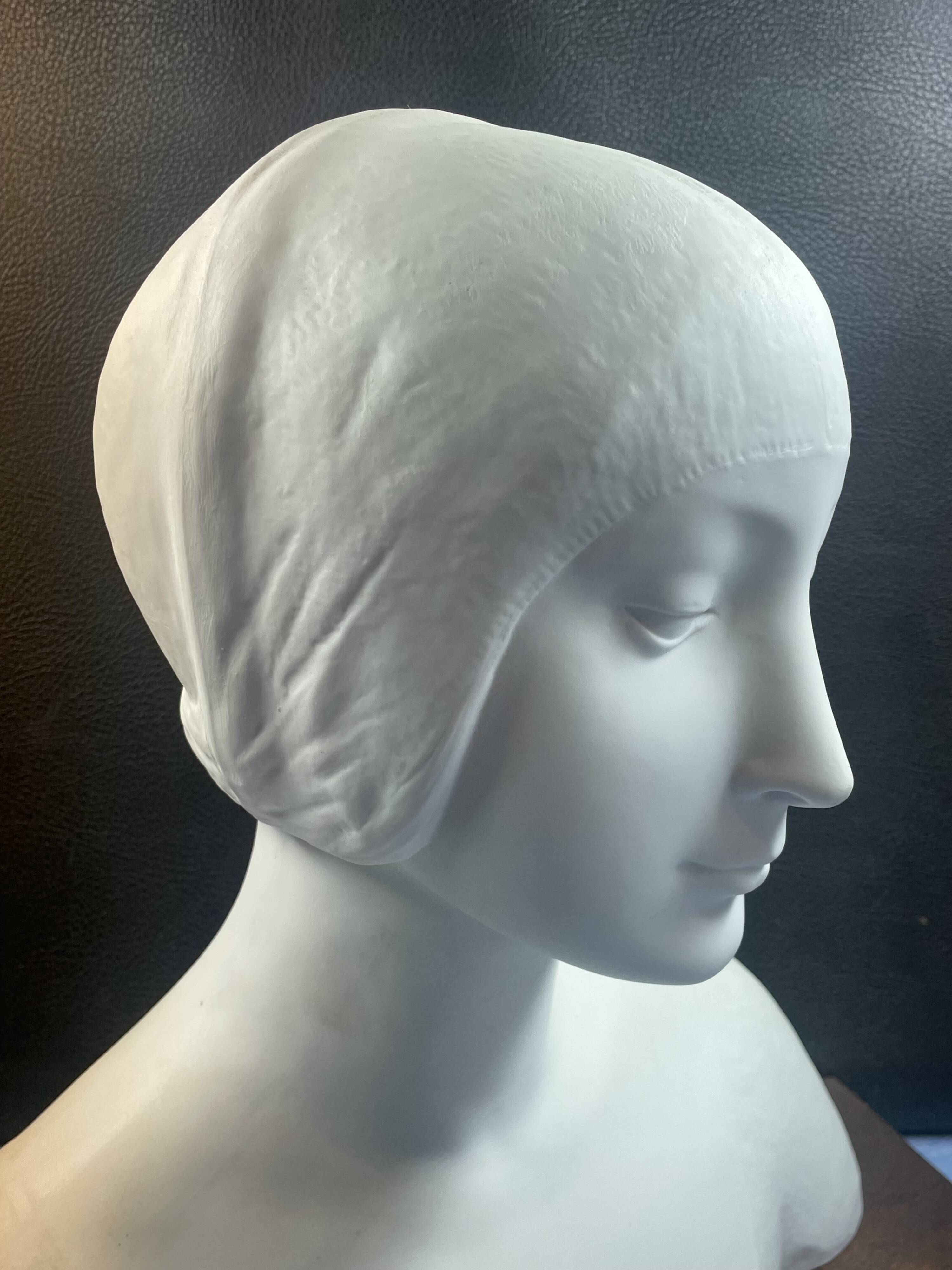 Large Porcelain Biscuit Bust - Limoges - 20th century - 40 cm without the base