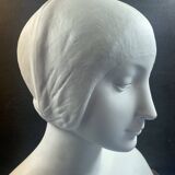 Large Porcelain Biscuit Bust - Limoges - 20th century - 40 cm without the base