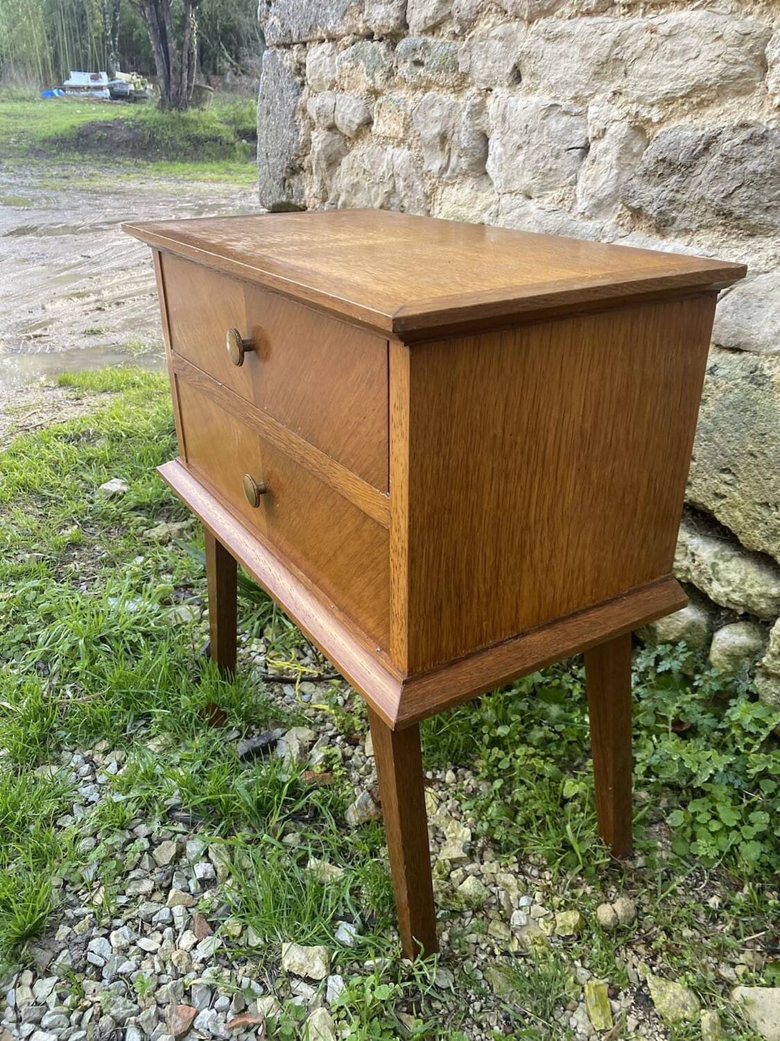 Oak nightstand