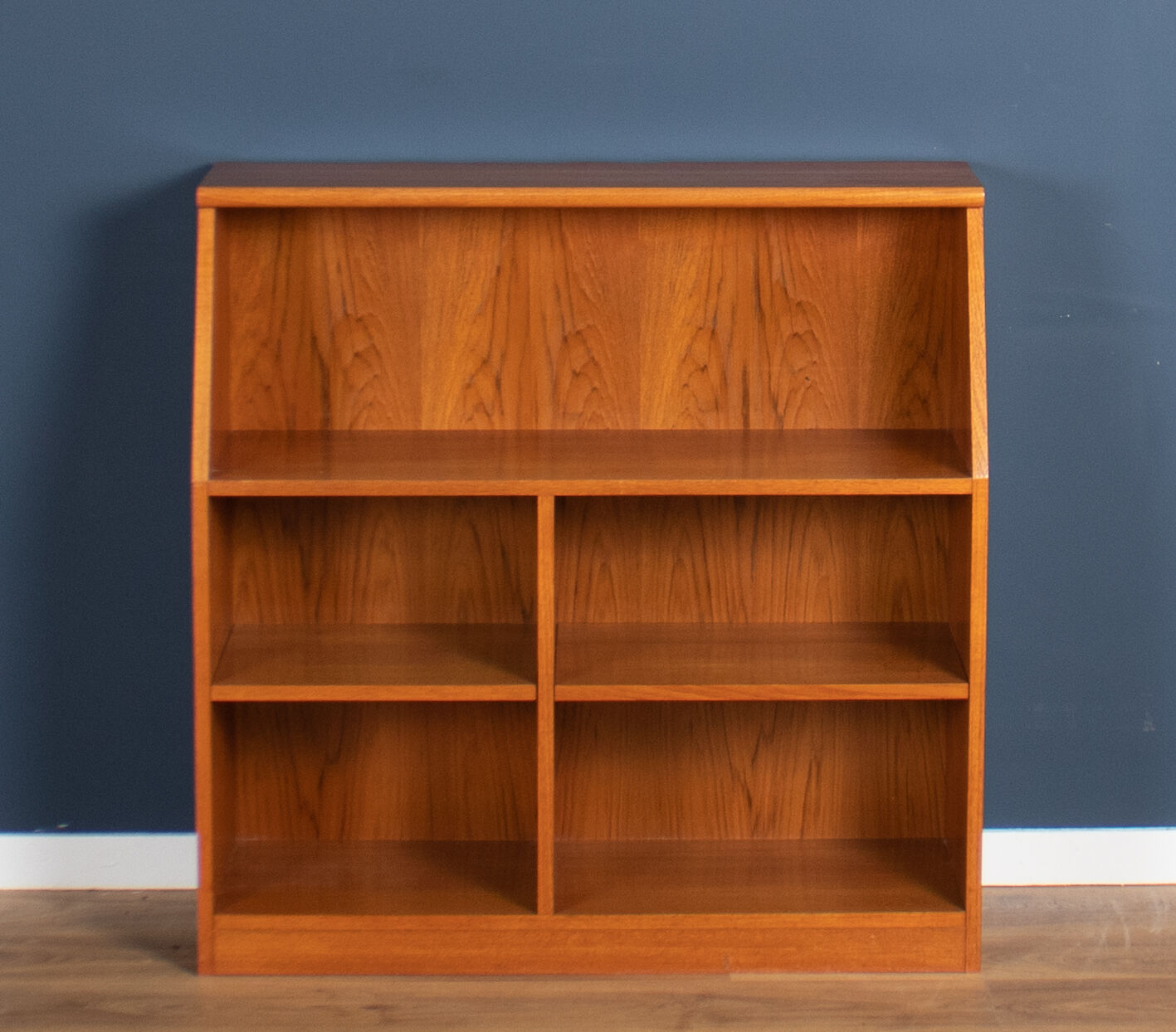 Retro teak 1960s g plan bookcase storage cabinet