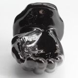Black hand soap holder
