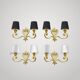 Pair of wall lights from the 1950s by Maison Arlus.