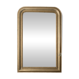 Large antique gilded mirror.