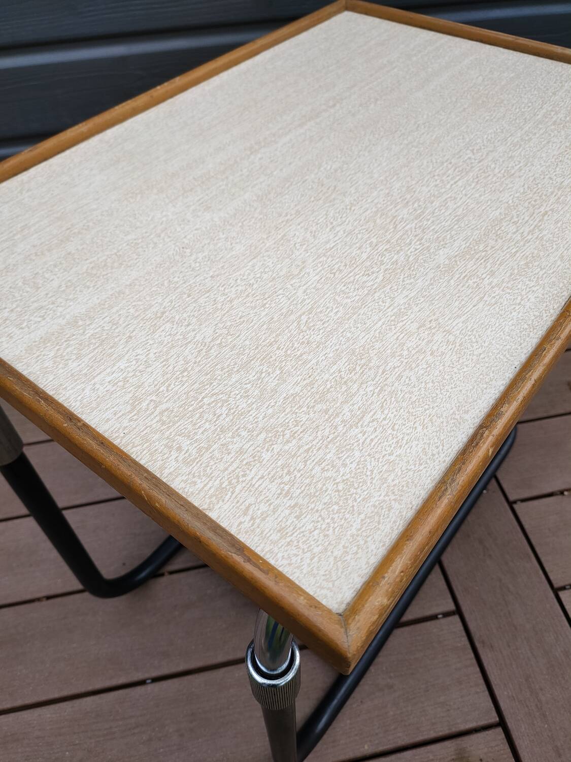 Adjustable vintage side table