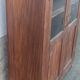 Old wooden glass cabinet