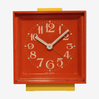 Square clock, Made in West Germany 60