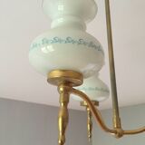 Romantic 3-branch chandelier