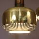 1950s VL56 lamp in brass / Vilhelm Lauritzen / Louis Poulsen, Denmark