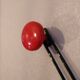 Wall-mounted metal coat rack with 5 hooks