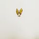 Italian Hollywood Regency Brass Sconce by Tommaso Barbi