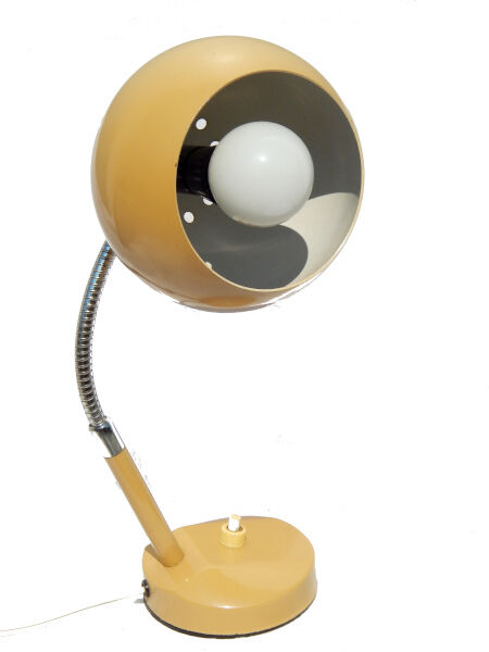 Lamp vintage bedside switch enamelled metal office