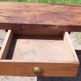 Wooden workbench with 1 drawer